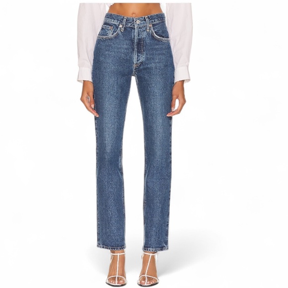 AGOLDE Lana Mid Rise Straight Jeans Size 26 - Picture 1 of 11